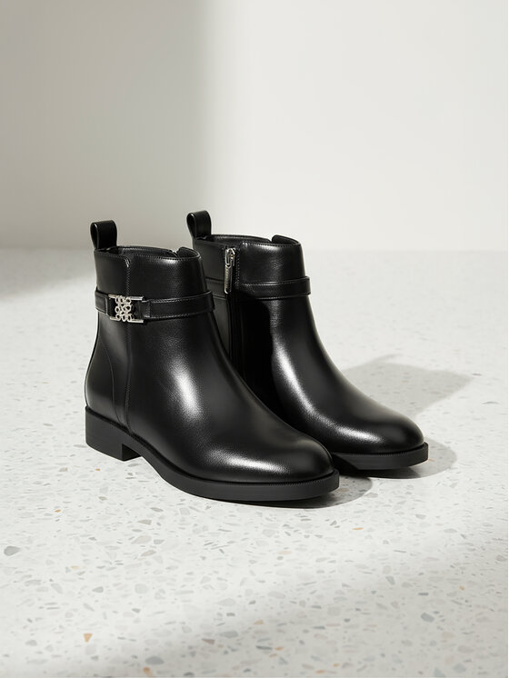 Nine West Nine West Μποτάκια CEO-NADIM-01 Μαύρο