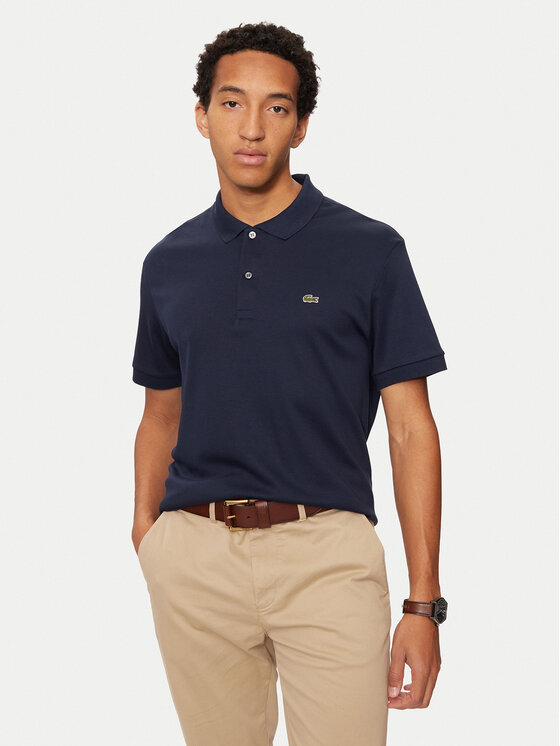 Lacoste Polokošeľa DH2050 Tmavomodrá Regular Fit