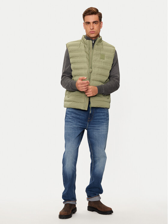 Mustang Mustang Γιλέκο Dublin 1015601 Πράσινο Regular Fit