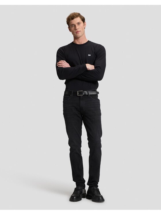 Lee Lee Jeansy LUKE Czarny Slim Fit