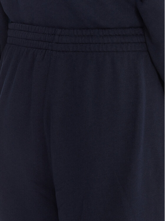 Tommy Hilfiger Tommy Hilfiger Teplákové nohavice UW0UW06081 Tmavomodrá Wide Leg