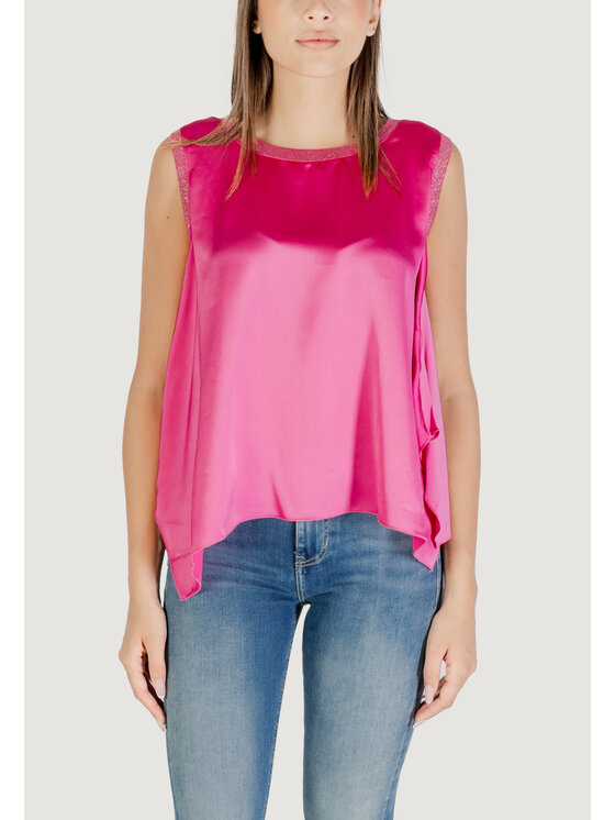 Hanny Deep Hanny Deep Canottiera BANDA GLITTERATA Rosa To Fit