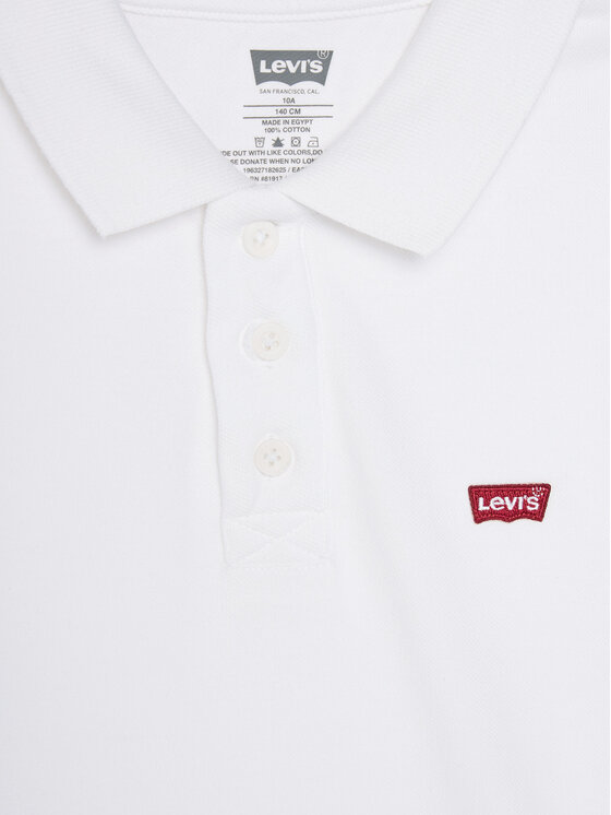 Levi's® Levi's® Polo marškinėliai 9EA893-W3B Balta Regular Fit