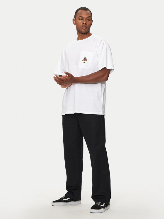 Converse Converse T-krekls M Mushroom Star Chev Tee 10026445-A02 Balts Regular Fit