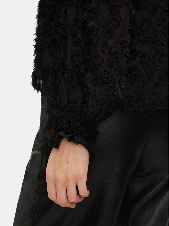 Pieces Pieces Сорочка Pina 17154276 Чорний Regular Fit