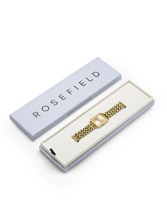 Rosefield Rosefield Zegarek Boxy XS Złoto bicolour