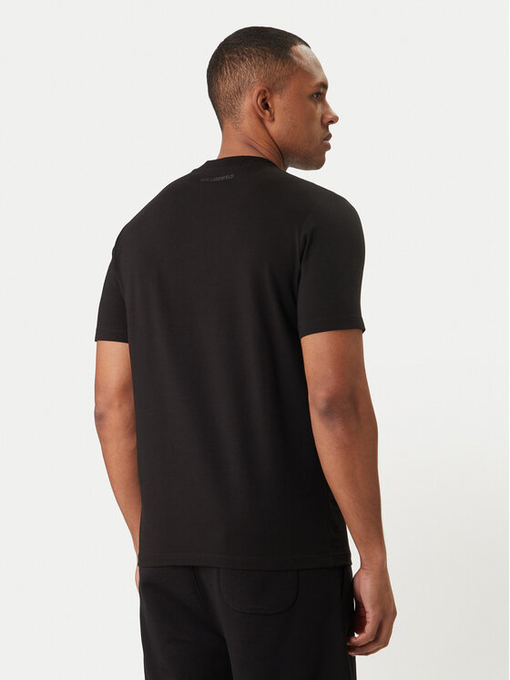 KARL LAGERFELD KARL LAGERFELD Majica 755049 562235 Črna Regular Fit