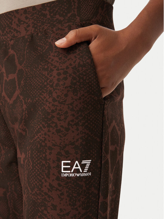 EA7 Emporio Armani EA7 Emporio Armani Melegítő alsó 7W001416 AF26043 F6007 Sötétbarna Regular Fit