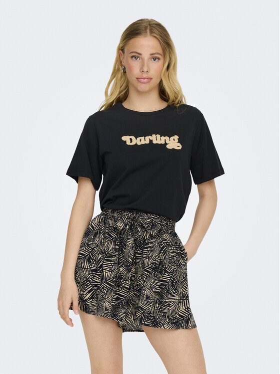 JDY JDY T-Shirt Felisa 15300408 Schwarz Regular Fit