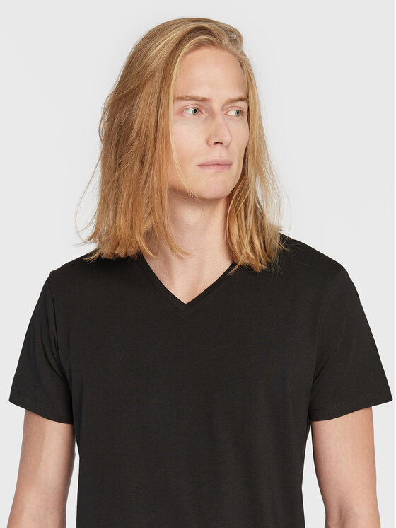 Blend Blend Komplet 2 t-shirtów Dinton 701996 Czarny Slim Fit