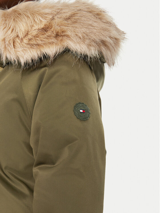 Tommy Hilfiger Tommy Hilfiger Demisezoninė striukė WW0WW42744 Chaki Regular Fit