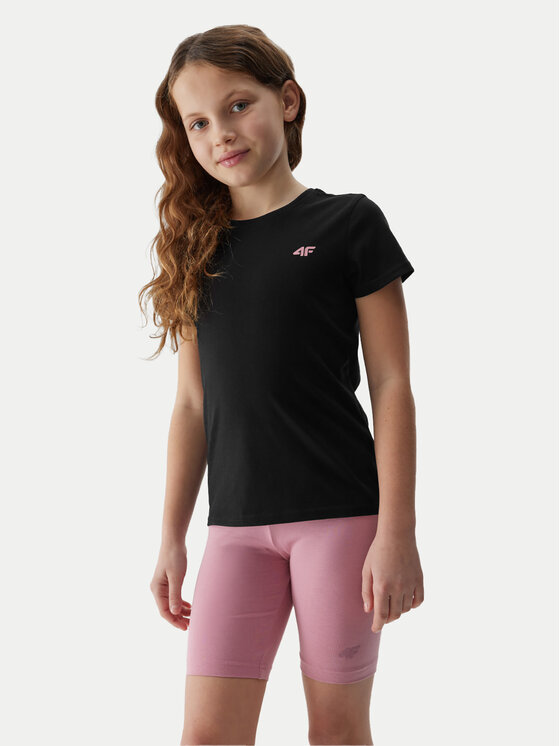 4F 4F Αθλητικό σορτς 4FJWSS24TTIGF129 Ροζ Slim Fit