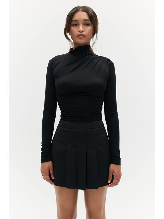 BENU BENU Spódnica mini Spódnica mini Czarny Regular Fit