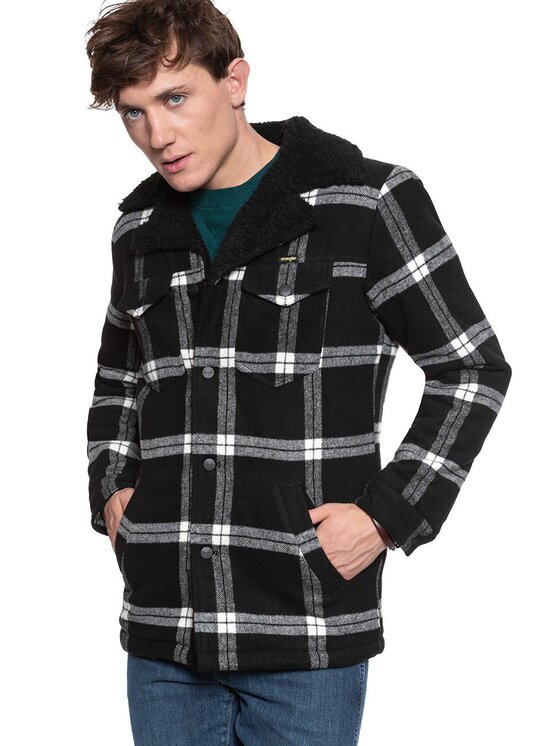 Wrangler Wrangler Giubbotto invernale WRANGE COAT Nero Regular Fit