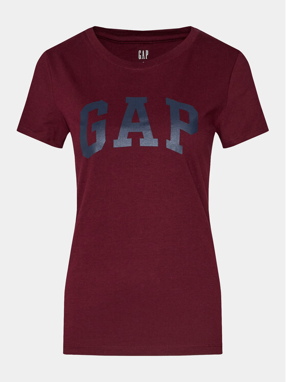 Gap T-krekls 268820-61 Bordo Regular Fit