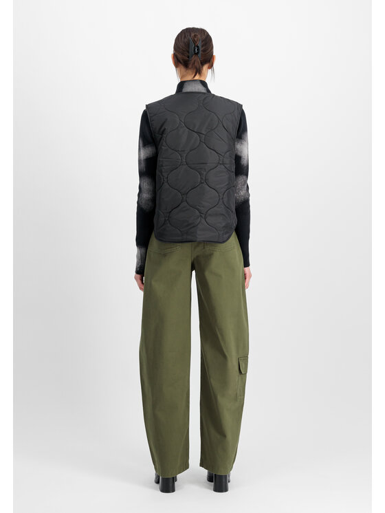 Alpha Industries Alpha Industries Spodnie cargo Field Pant Women Zielony Tapered Leg