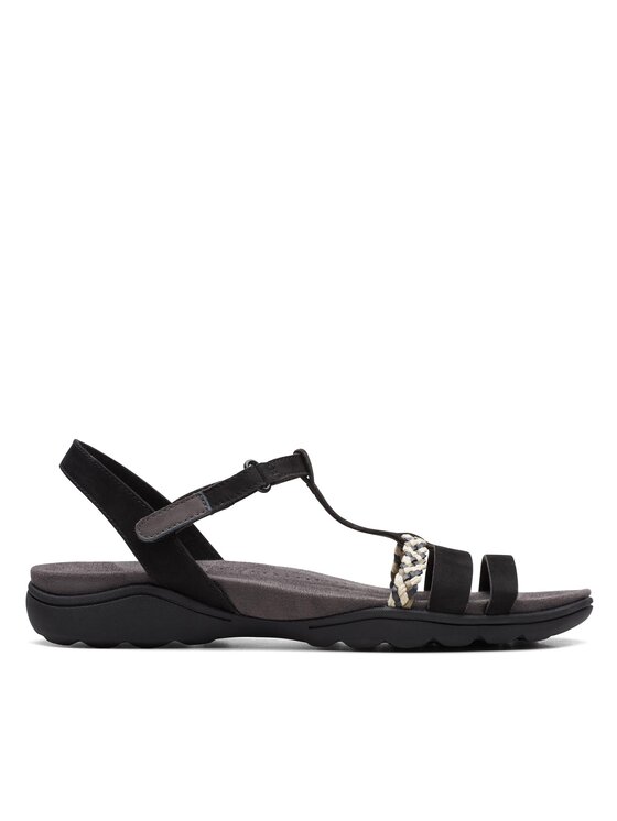 Clarks Clarks Sandale Amanda Tealite 26171125 Negru