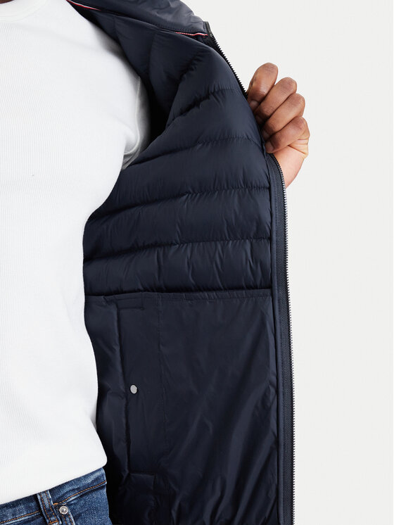 Tommy Hilfiger Tommy Hilfiger Kevad-sügis jope Mix Media MW0MW44942 Tumesinine Regular Fit