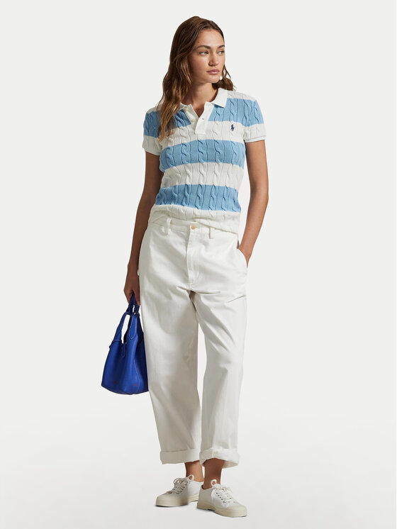 Polo Ralph Lauren Polo Ralph Lauren Megztinis 211943043011 Mėlyna Slim Fit
