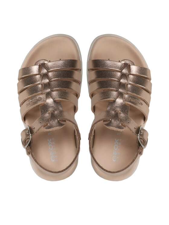 Geox Geox Sandały J Sandal Soleima Gir J35GSB000CFC7018 M Złoty