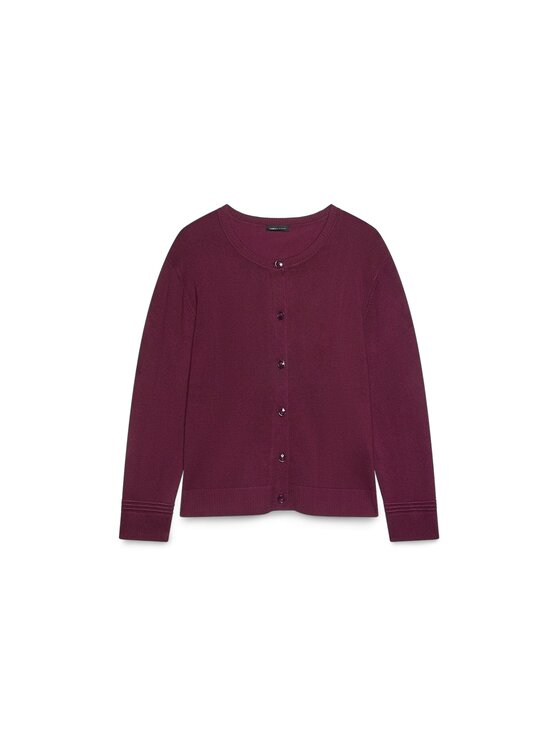 Fiorella Rubino Fiorella Rubino Cardigan M279L008561N036 Bordeaux Regular Fit