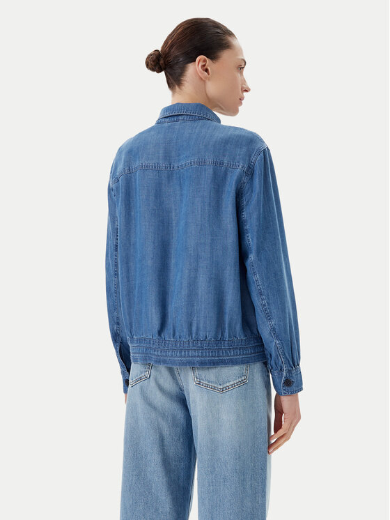 Olsen Olsen Jeansová bunda 15001600 Modrá Regular Fit