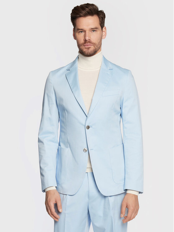 BOSS Boss Anzug C-Hanry-222 50473622 Himmelblau Slim Fit
