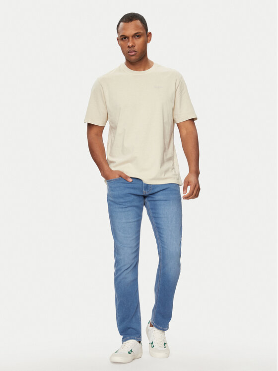 Pepe Jeans Pepe Jeans T-Shirt Jacko PM508664 Beżowy Regular Fit