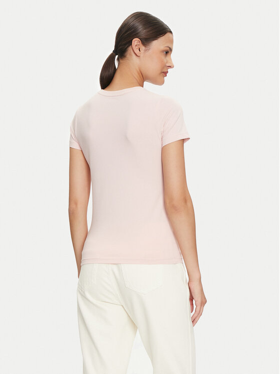 Guess Jeans Guess Jeans T-shirt W4YI02 J1314 Rosa Slim Fit