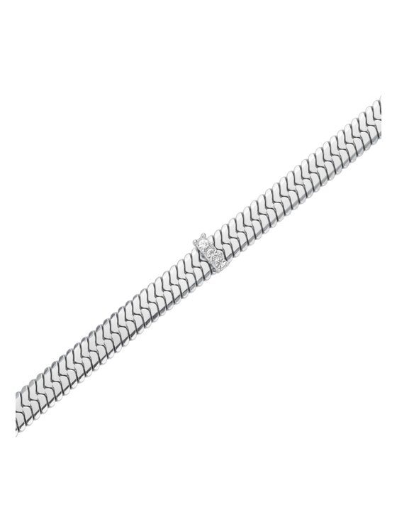 Rosefield Rosefield Bransoletka Snake Evolution Collection Srebrny
