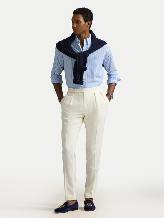 Polo Ralph Lauren Polo Ralph Lauren Cămașă 710929346016 Albastru celest Custom Fit