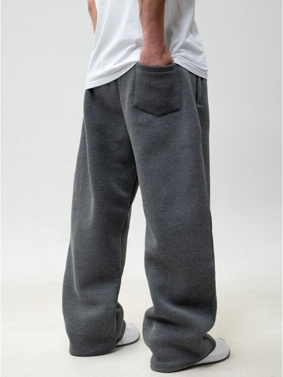 Jigga Wear Jigga Wear Spodnie dresowe 131672 Szary Baggy Fit