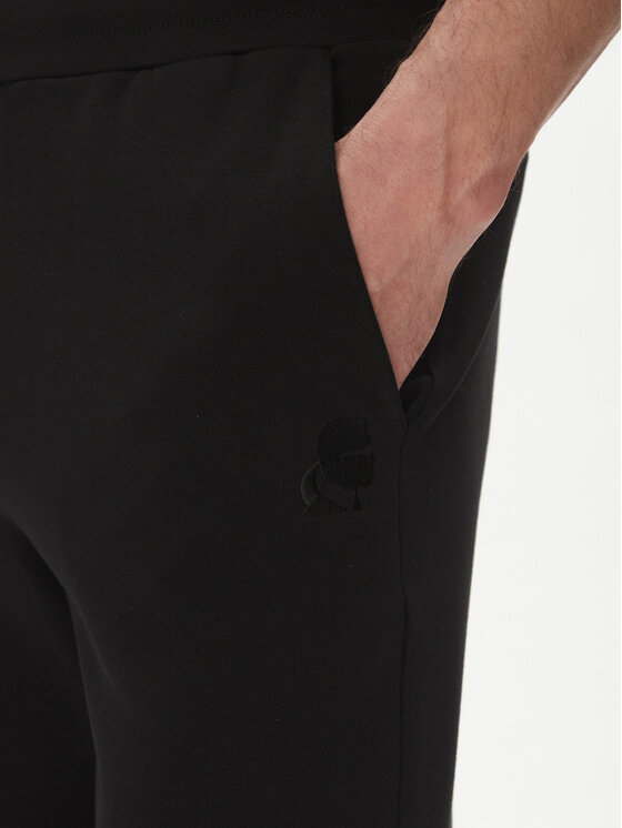 KARL LAGERFELD KARL LAGERFELD Teplákové nohavice 705752 500900 Čierna Regular Fit