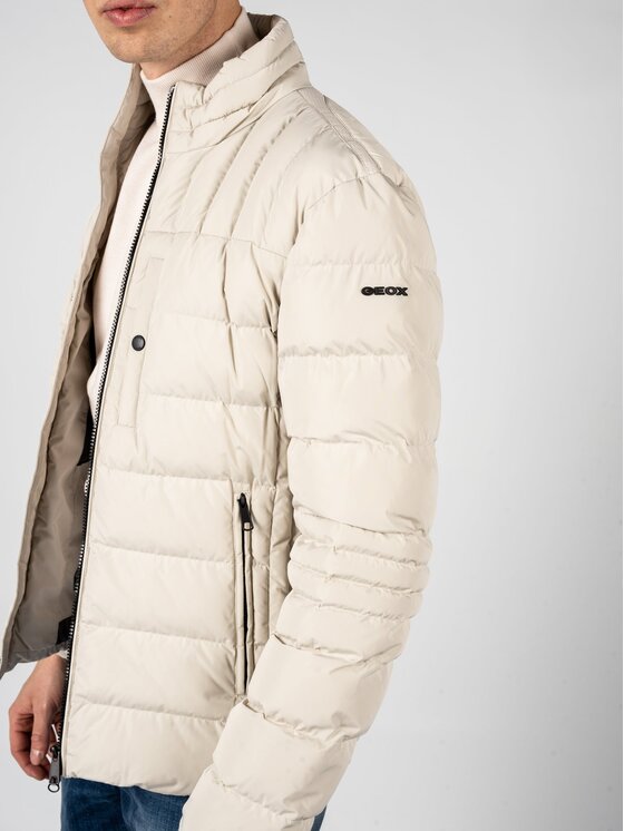 Geox Geox Bunda pro přechodné období M2628DT2941 Écru Regular Fit