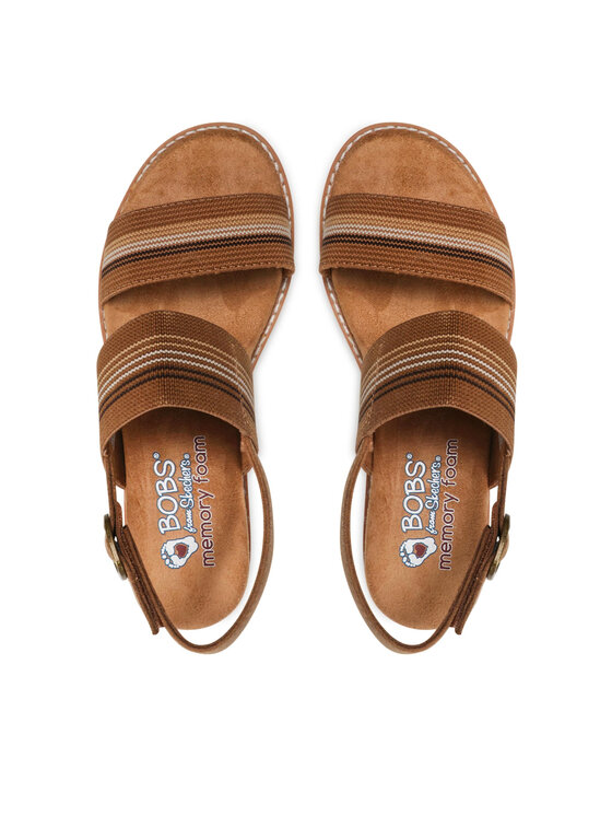 Skechers Skechers Espadrillas BOBS Tea Time 113863/BRMT Marrone