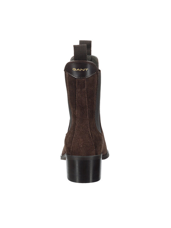 Gant Gant Kotníková obuv s elastickým prvkem 31553093 Hnědá
