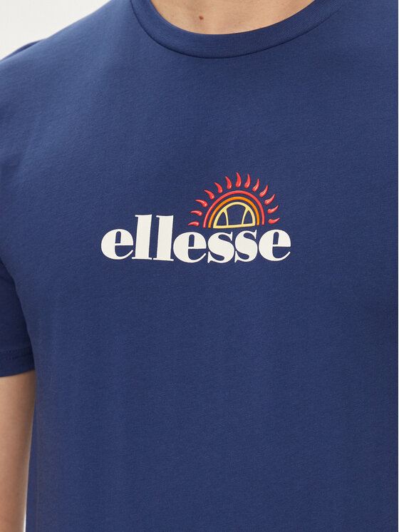 Ellesse Ellesse T-Shirt Trea SHV20126 Granatowy Regular Fit