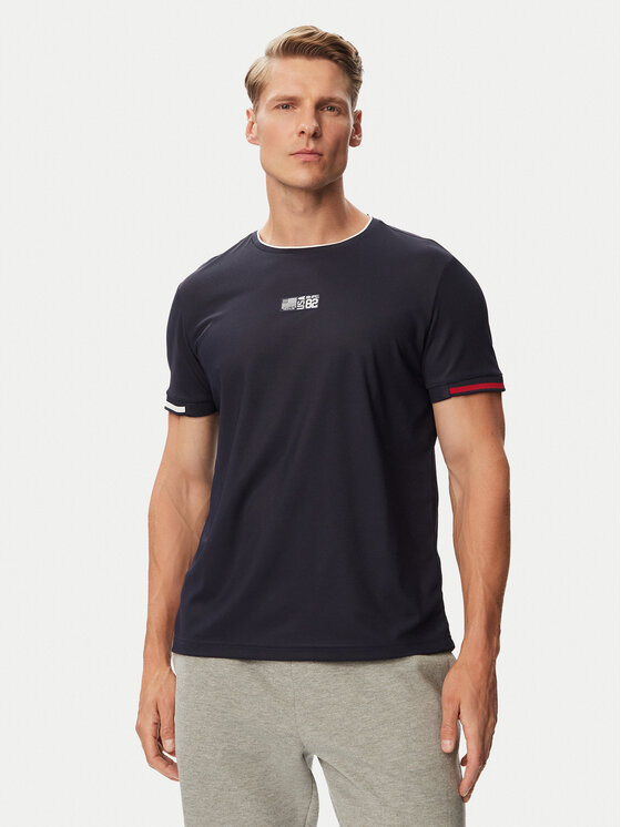 Beverly Hills Polo Club Tricou P-SS26M-TS0172 Bleumarin Regular Fit