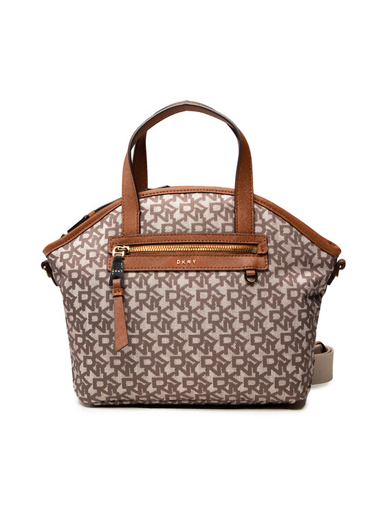 DKNY Handtasche Cora Satchel R12DFO12 Beige
