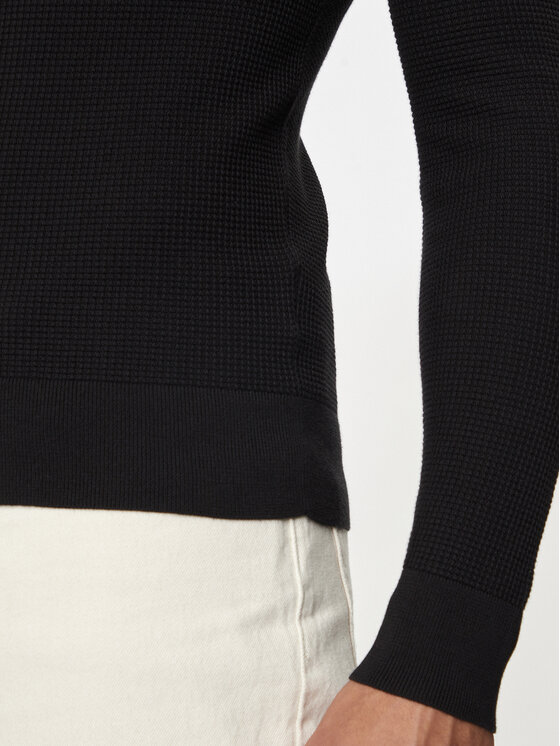 Calvin Klein Calvin Klein Sweter K10K113031 Czarny Regular Fit
