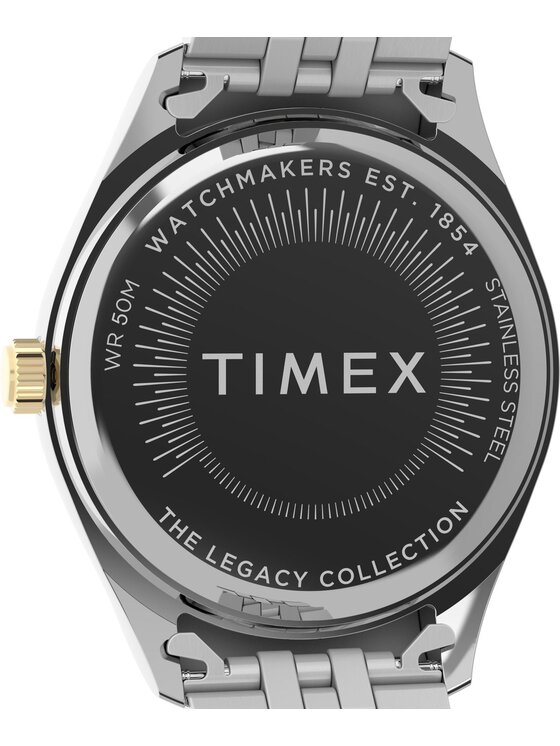 Timex Timex Zegarek TW2Y20200 Srebrny