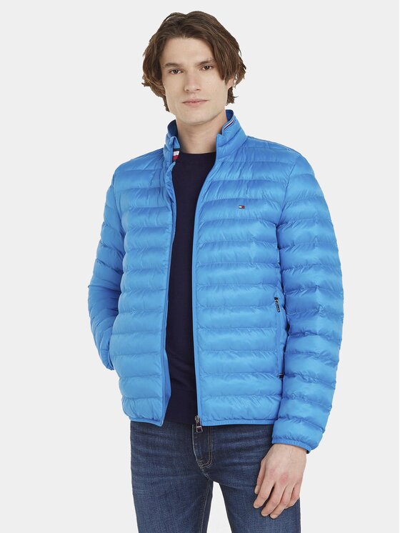 Tommy Hilfiger Prechodná bunda Core Circular MW0MW18763 Modrá Regular Fit