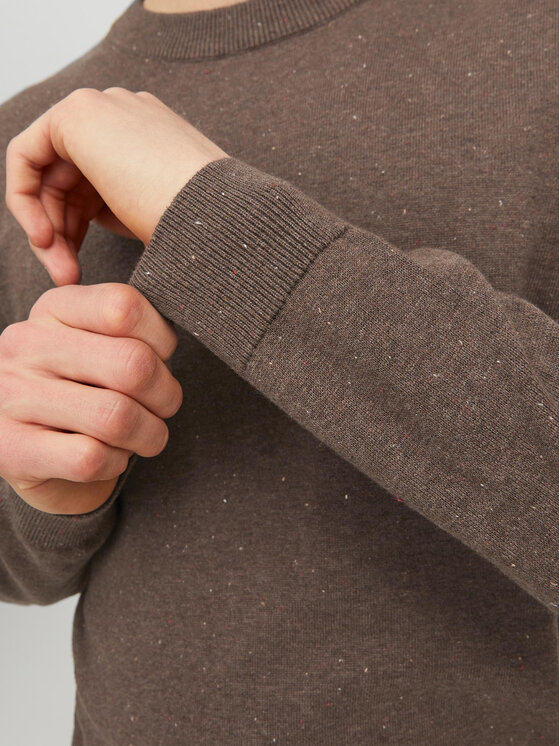 Jack&Jones Jack&Jones Džemper Albert 12236792 Smeđa Regular Fit