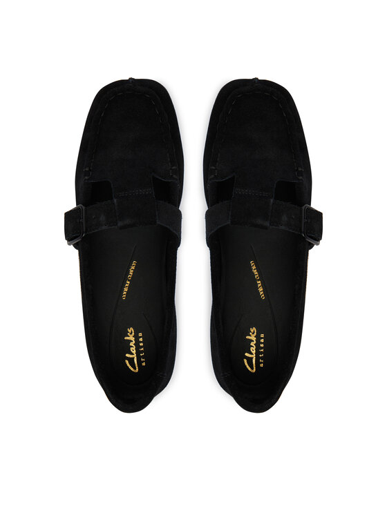 Clarks Clarks Mokasíny Freckle Tbar 26185903 Čierna