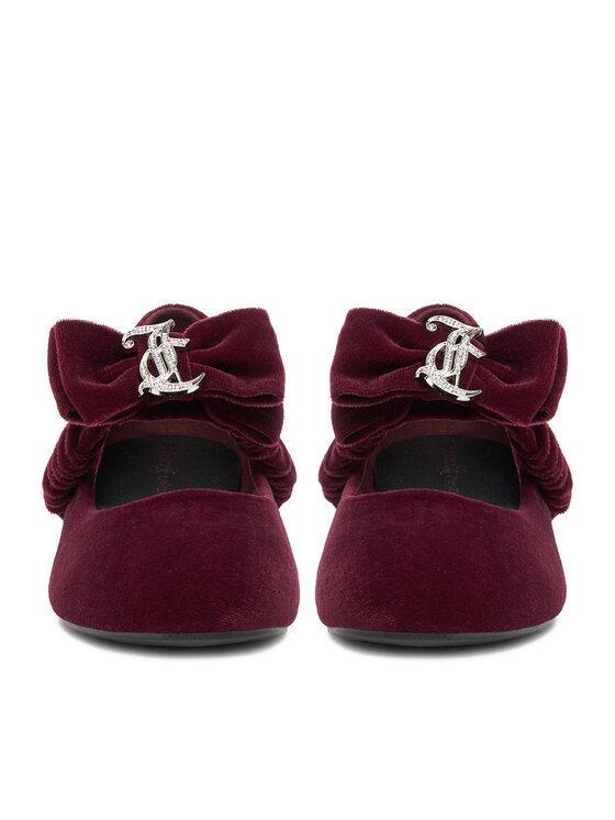 Juicy Couture Juicy Couture Baleriny CEO-CS6515-01 Bordowy