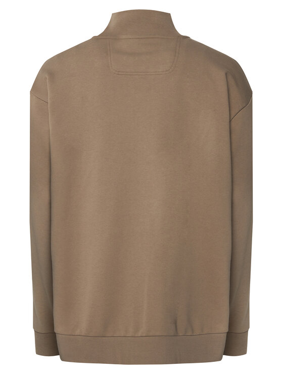 BOSS BOSS Felpa Sw Collar 50564104 Beige Relaxed Fit