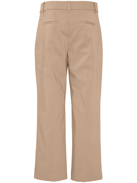 Fransa Fransa Riidest püksid 20611919 Beež Regular Fit