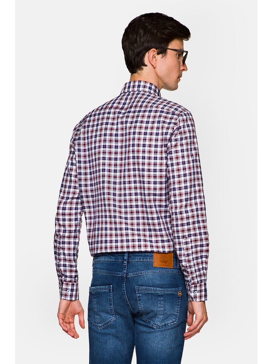 Lancerto Lancerto Koszula Fidelia KO051217000003 Granatowy Regular Fit
