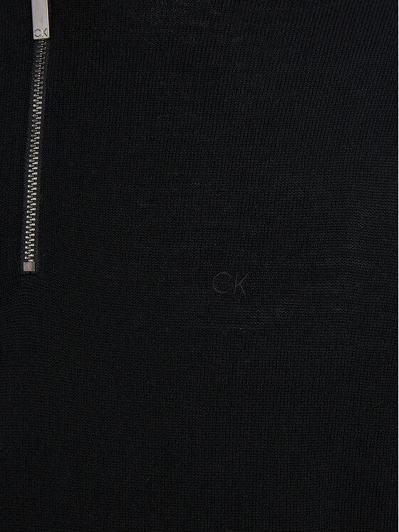 Calvin Klein Calvin Klein Sweter K10K110421 Czarny Regular Fit
