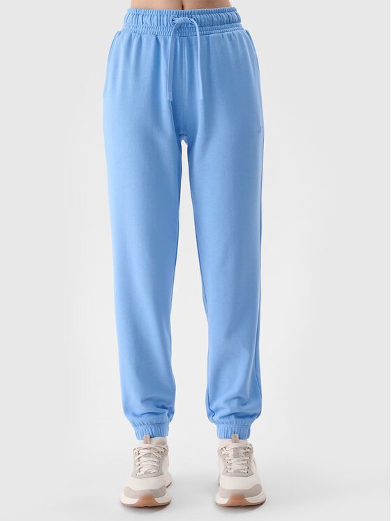 4F 4F Παντελόνι φόρμας 4FWMM00TTROF1138-32S Σκούρο μπλε Regular Fit